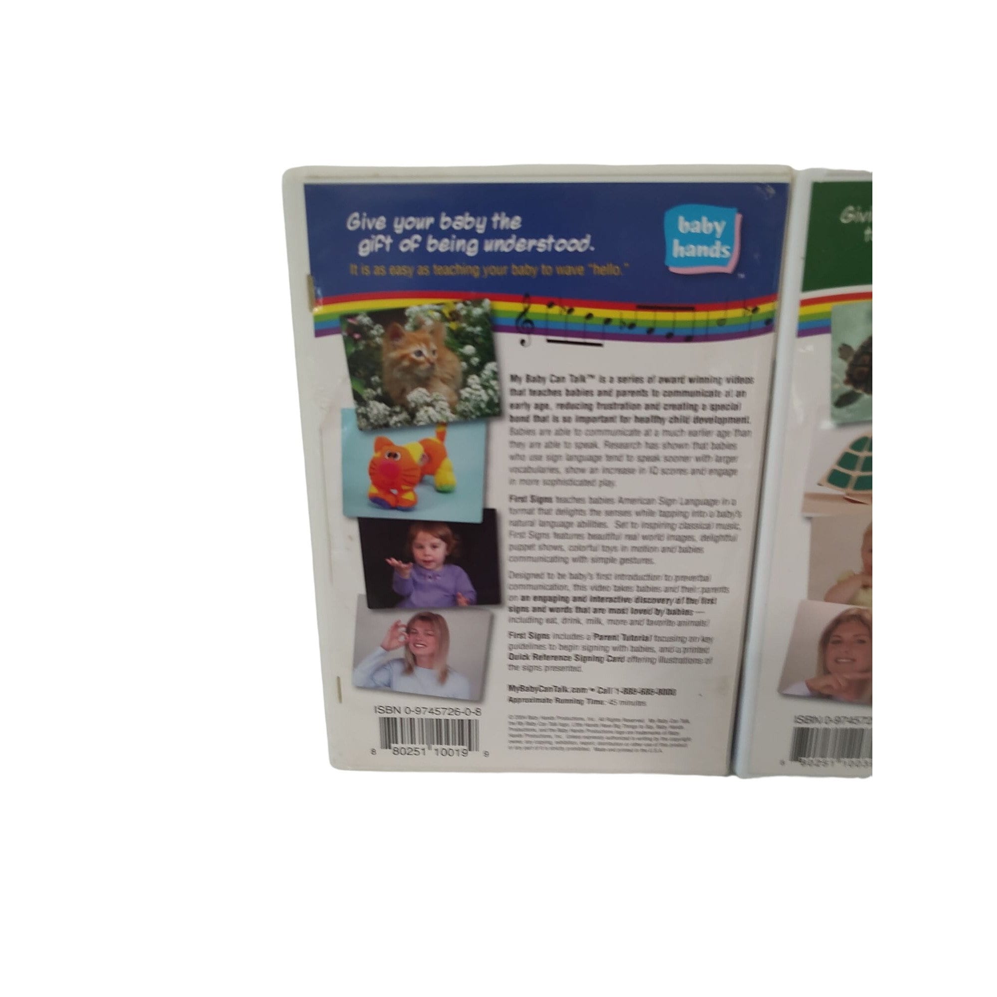 Vintage 2004-2005 My Baby Can Talk DVD Set First Signs