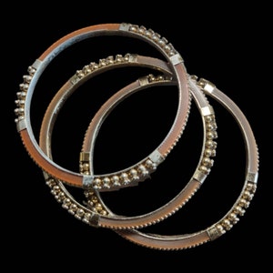 Gold And Copper Tone Colored Bracelet Jewelry Bundle Or Craft Charm Accents