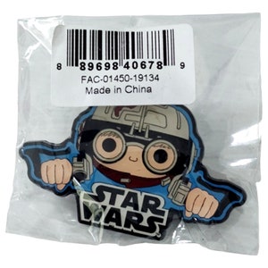 Star Wars Luke Skywalker Enamel Pin  1.5&quot; Collectible Badge Or Craft Accent