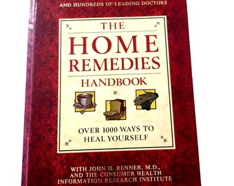 Vntg The Home Remedies Handbook Hardcover Consumer Guide Medical Collectors