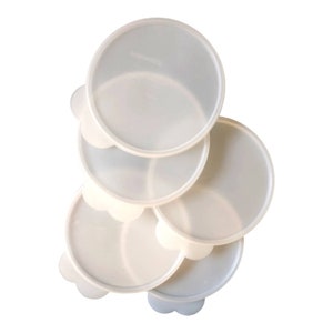 Vintage Tupperware Lid Replacement Bundle of Five
