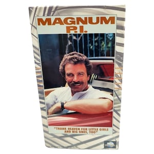 Vintage 1980 Vhs Magnum P.I. Tom Selleck Episode Rare TV Series Action
