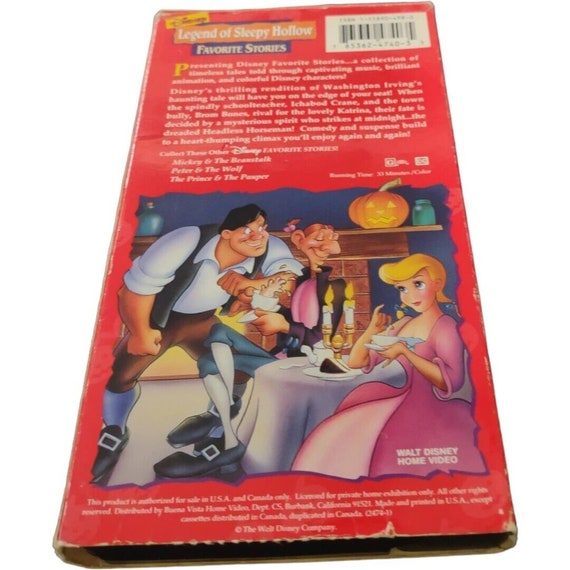 The Legend of Sleepy Follow VHS ディズニー