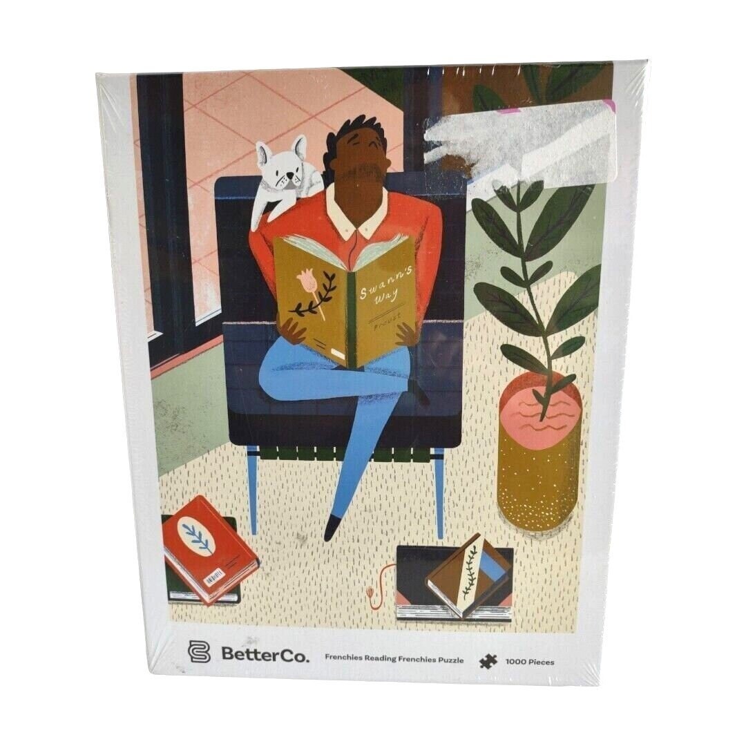Frenchies Reading Puzzle | 1000 Pc Jigsaw Puzzle - Etsy