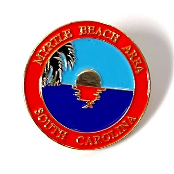 Myrtle Beach Area South Carolina Pin Collectible Jewelry or Craft Charm Accent