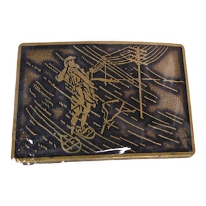 Vintage Lineman Belt Buckle Accessory