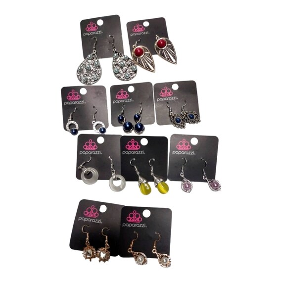 Paparazzi Earrings or Craft Charms With Various Shapes Fishhook Style Bundle of 10 Etsy
