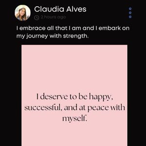30 Editable Self-Care Affirmation Quotes | Canva Templates | Social Media PLR