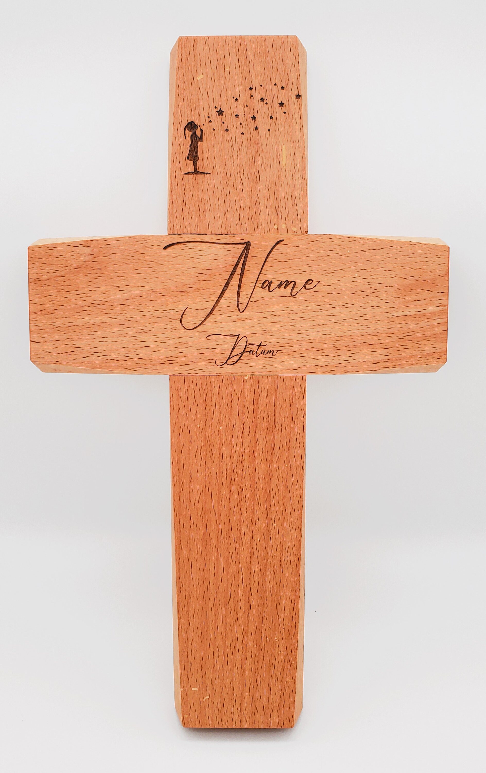 Wooden Cross With Individual Engraving - Etsy
