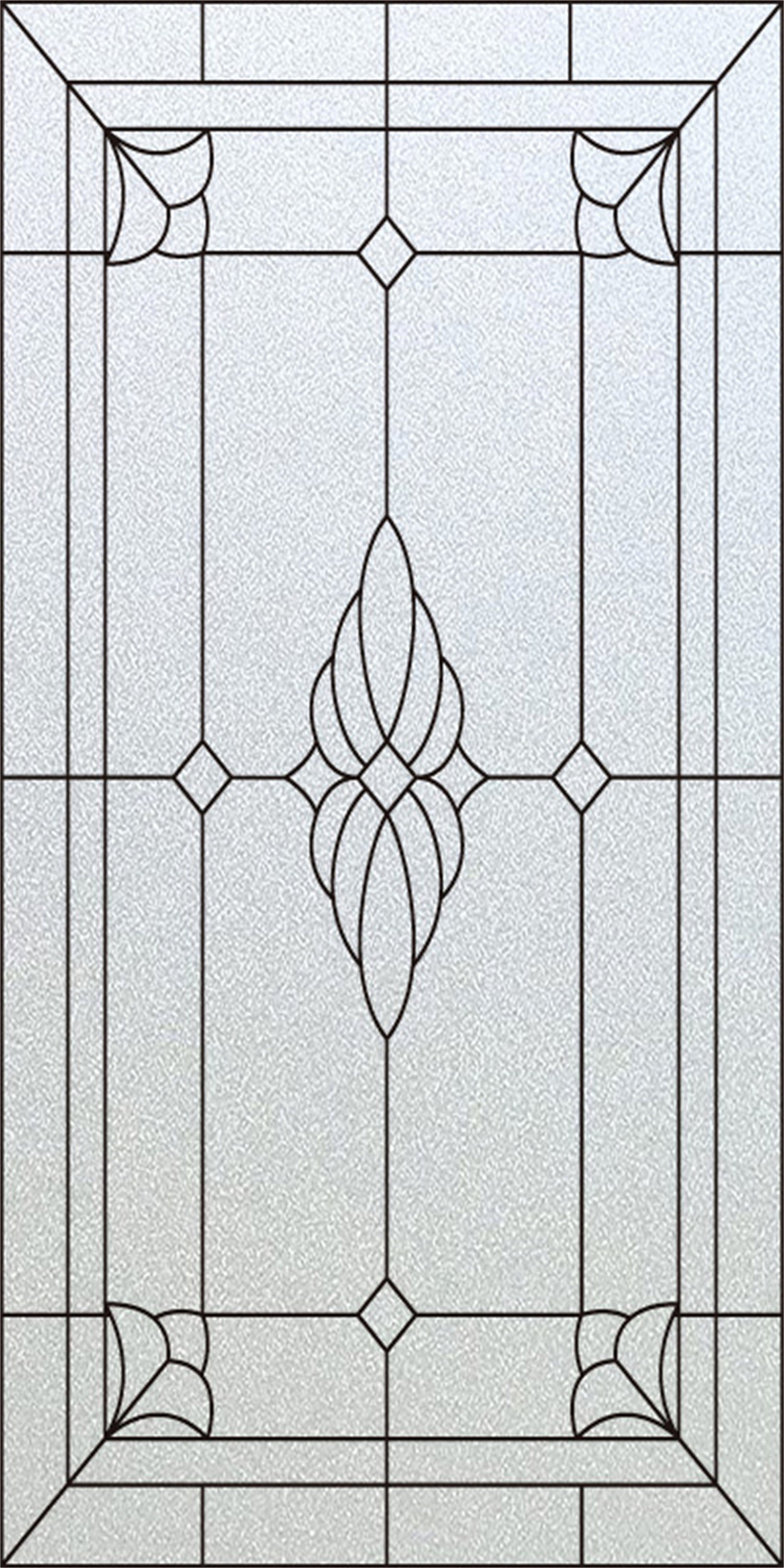 Customized Size Window Film Frosted Stained Glass Films Static Etsy