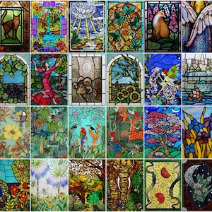 Pegatinas de película para vidrieras, patrón vintage de privacidad esmerilado con árboles, adherencia estática fácil de aplicar para ventanas, puertas, decoración del hogar