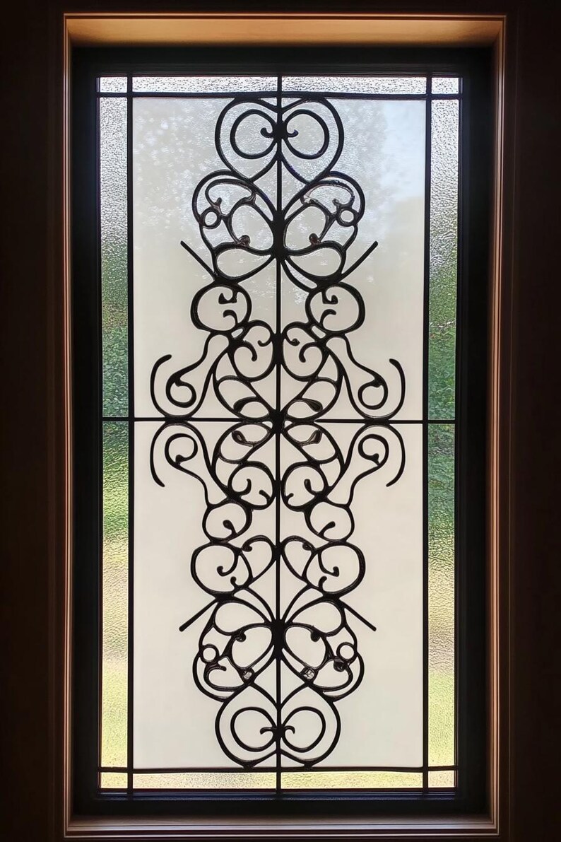 Custom Decorative Frosted Glass Window Film - Handcrafted Privacy ...