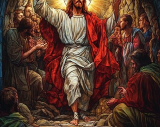 Pellicola Per Vetri Decorativa Chiesa – Figura Religiosa Gesù, Anti-UV E Privacy, Adesivo Statico Elettrostatico, 90x120 Cm, Facile Da Applicare