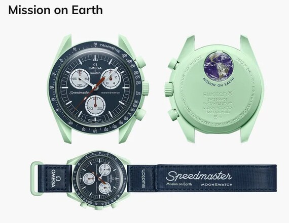 最安値即納 OMEGA - Swatch x Omega Earth スピードマスターの通販 by