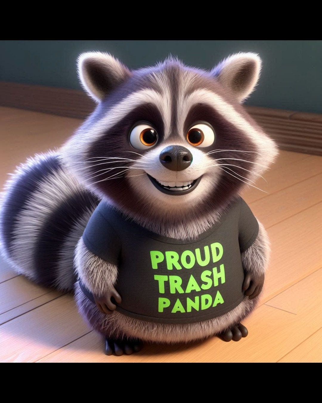 Proud Trash Panda Sticker or Digital Art Print - Etsy