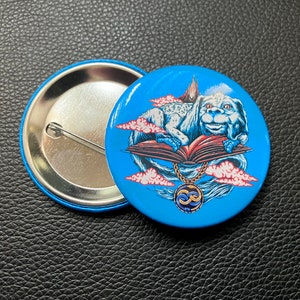 Falcor - 2.25 in. Round Pinback Button - Neverending Story Themed Pin