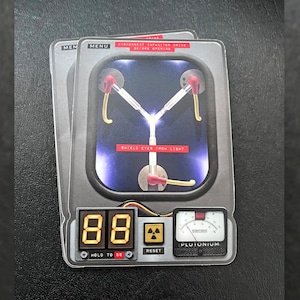 Realistic Flux Capacitor Matte 4in. Tall Vinyl Sticker