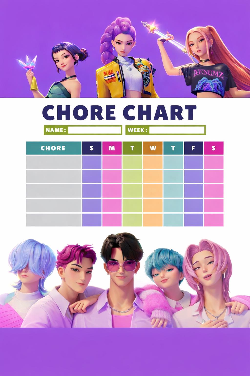 Printable Kids Chore Chart K pop Demon Hunters Etsy printable-kids-chore-chart-k-pop-demon-hunters-etsy