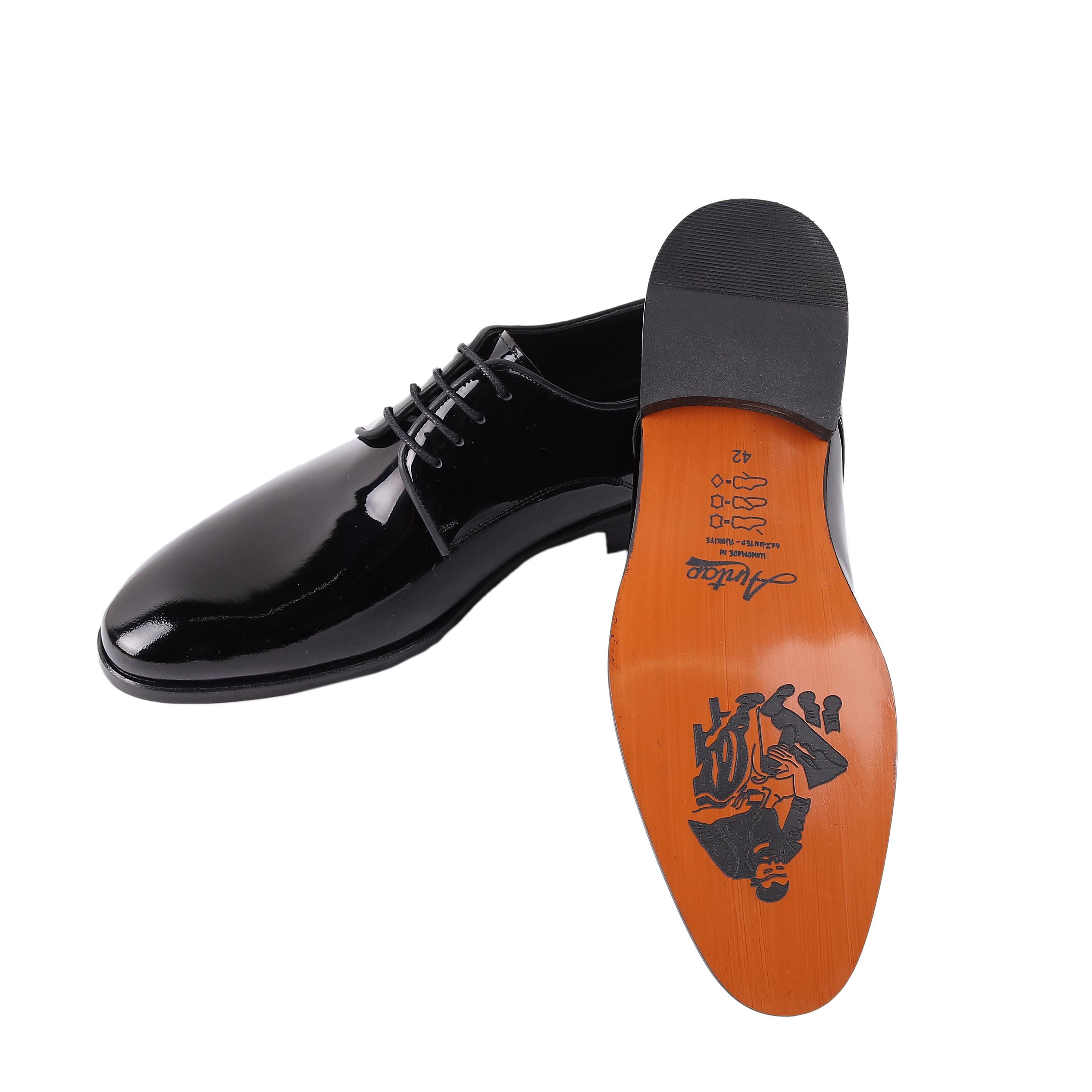 chinese dress ladies Atlas Black Patent Leather Derbys - Leather main image 0