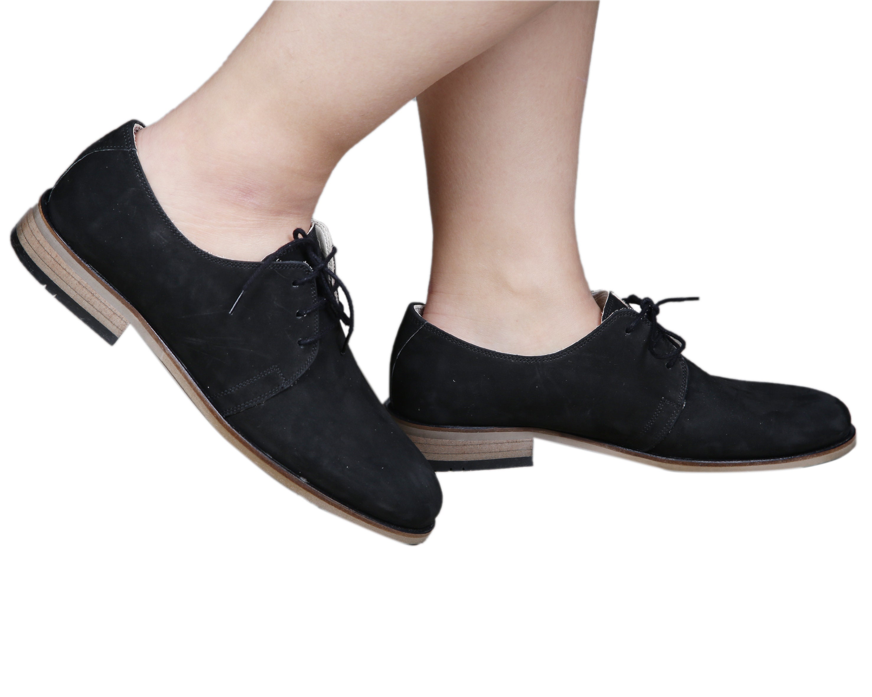 Handmade Black Nubuck Leather Oxford Dress Shoes - Etsy