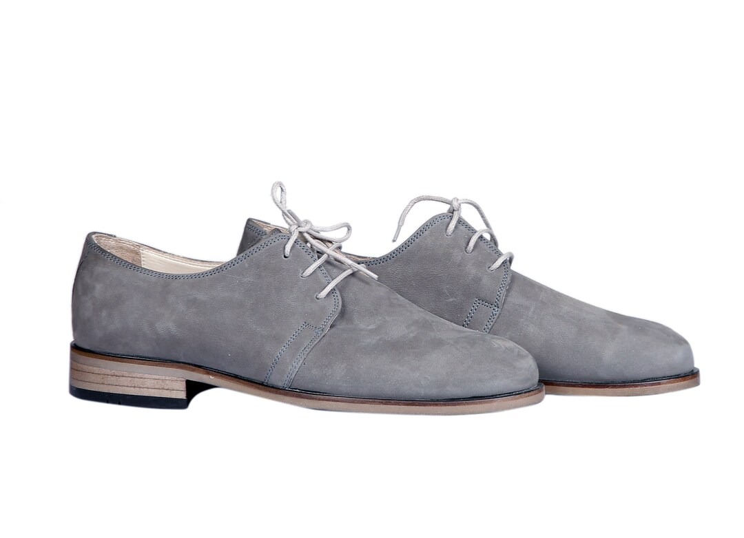 light grey mens dress shoes Men's Grey Dress Shoes