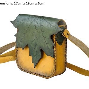 FRAUEN GELB Turkısh 3mm pflanzlich gegerbtes Handfärbe Büffelleder, Schultertasche, Crossbody Tasche, Lederhandtasche Ethnic, Tasche, La