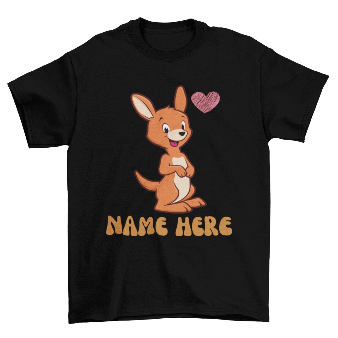 Customized Names Cute Kangaroo Shirt, Tshirt , Personalized Gift Shirt