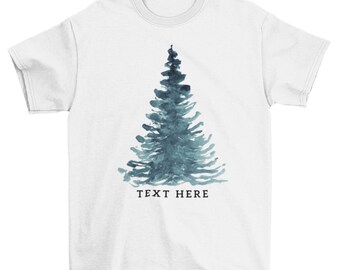 Customized Douglas Fir Watercolor, Douglas Fir Tree Art Painting print Classic T-Shirt