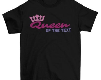 Customized Queen of the T-shirt, Crown T-shirt Design, Princess Shirt, Woman Gift Shirt, Beautiful Shirt Design