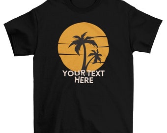 Customized Malibu Rum Shirt, Island Shirt Design, Palm Trees Shirt Design, Sun Shirt Design, Sunset Shirt Design, Family Gift Shirt