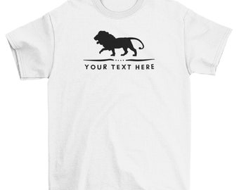 Customized King of the Jungle Personalized Shirt, Silhouette Design