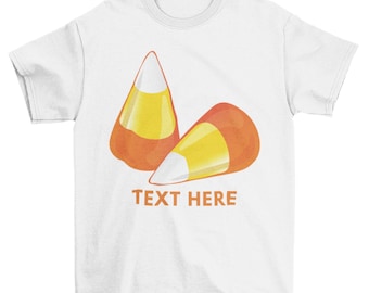 Customized Candy Corn Pattern Classic T-shirt