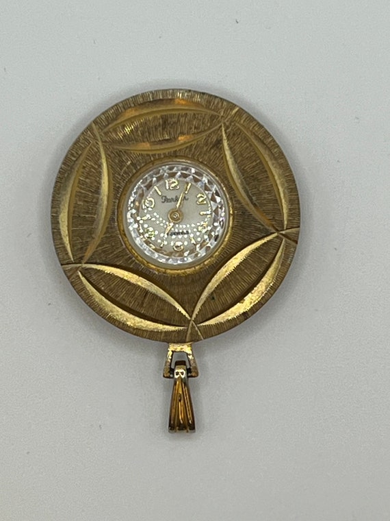 Ladies Vintage Parker 17 Jewels Pendant Watch Etsy Canada