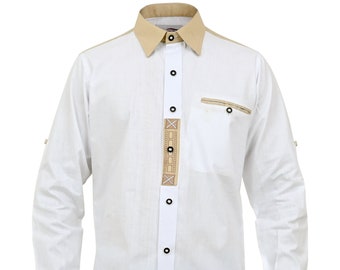 Chemise homme Trachten chemise edelweiss autrichienne chemise alpine traditionnelle boutonnage folklorique de l Oktoberfest chemise allemande bavaroise Tyrol taille 3XL Etsy France