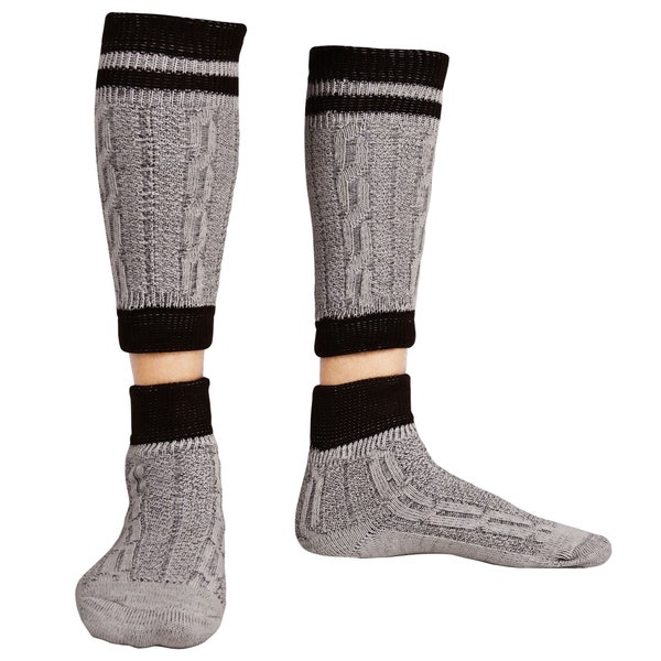 Herren Trachtensocken Zweiteiliges Rustikales Gestreiftes Oktoberfest Kostüm Trachtenhose Deutsche Strumpfwaren Bayerische Lederhosen Socken