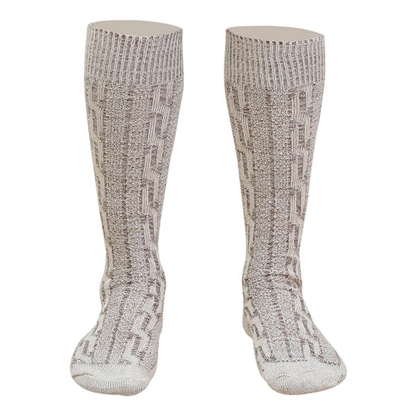 Mens Bavarian Socks Classic Oktoberfest Costume Lederhosen Cotton Socks German Outfit Socks for Men Traditional Legwear Accessories