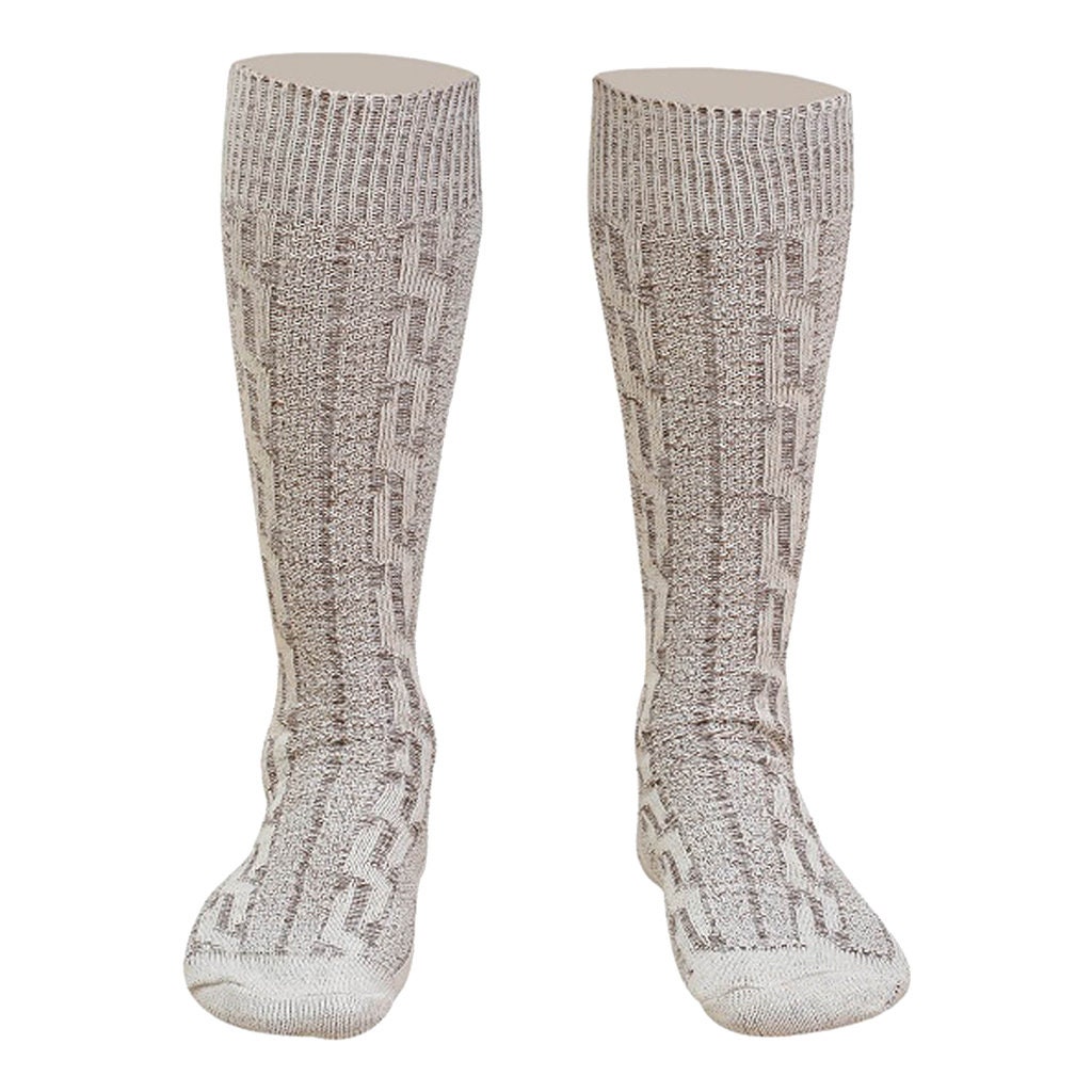 Traditional Bavarian Calf Socks loferl handknitted / Production on