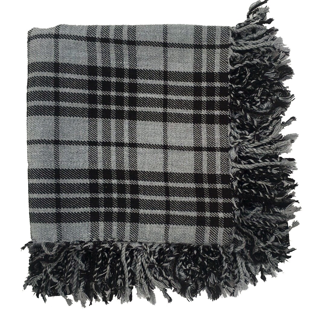 Traditional Scotland Grey Watch Tartan Fly Plaid Men Scottish Outfit