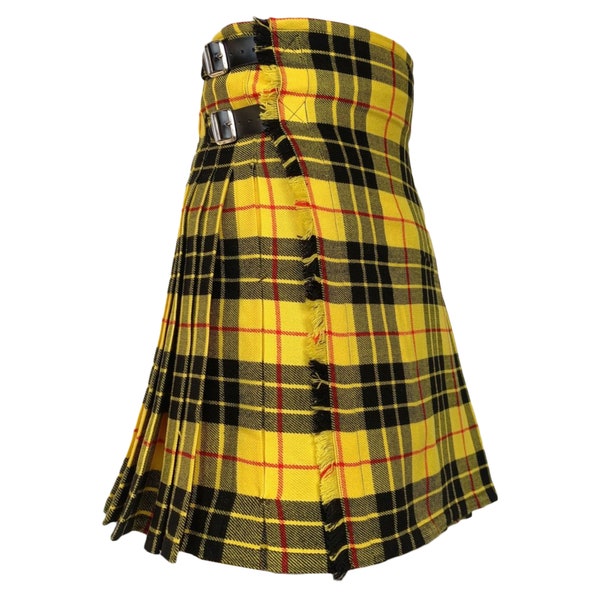 MacLeod Yellow Plaid Tartan Women's Shorts