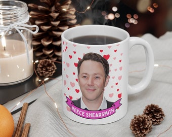 Taza de Reece Shearsmith, personalizada, de cerámica, ideal como regalo. Hecha a mano en EE. UU.