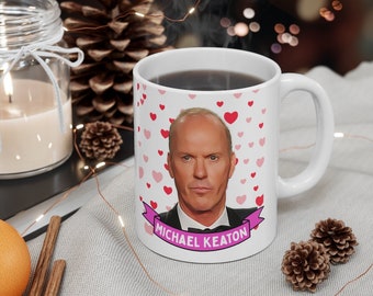 Michael Keaton Cute Mug Gift, Customized Coffee/Tea Mug, Michael Keaton Ceramic Mug, Cool FunnyMichael Keaton Mug Gift Idea Handmade in USA