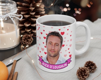 Alex O'Loughlin Mug, Customized Coffee/Tea Mug, Alex O'Loughlin Ceramic Mug, Cool Funny Alex O'Loughlin Mug Gift Idea Handmade in USA