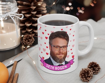Seth Rogen Mug Gift, Customized Coffee/Tea Mug, Seth Rogen  Ceramic Mug, Cool Funny Seth Rogen  Mug Gift Idea Handmade in USA