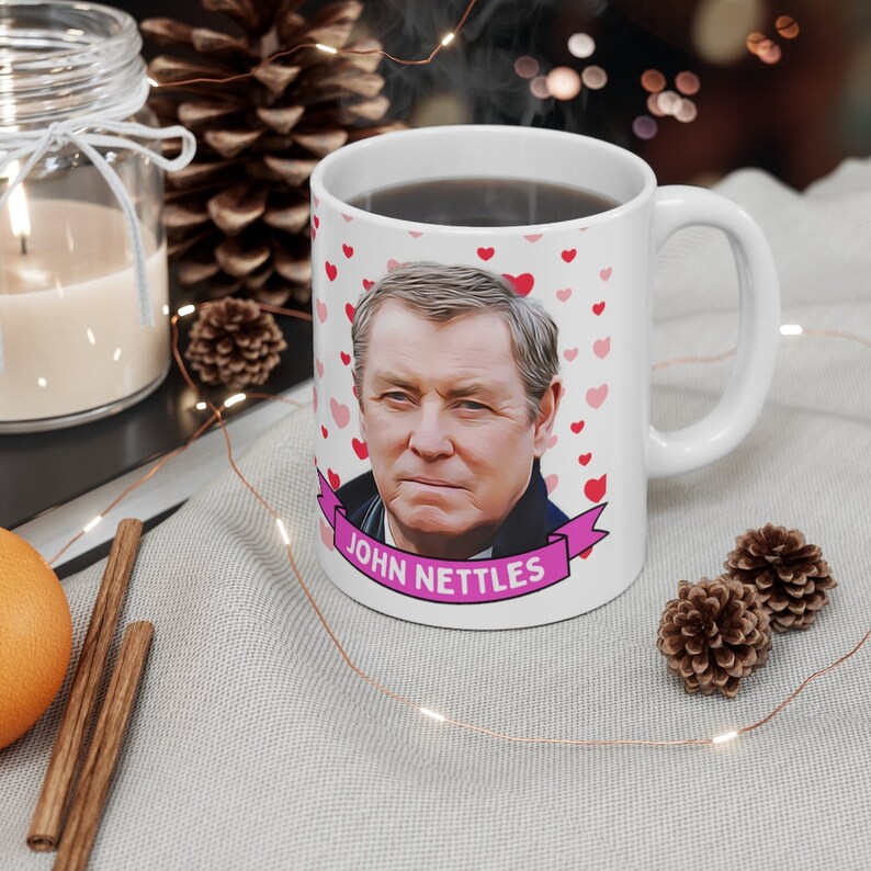 John Nettles Cute Mug Gift, Customized Coffee/Tea Mug, John Nettles Ceramic Mug, Cool Funny John Nettles Mug Gift Idea Handmade in USA image 5