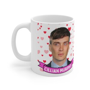 Cillian Murphy Cute Mug Gift, Customized Coffee/Tea Mug, Cillian Murphy Ceramic Mug,Cool Funny Cillian Murphy Mug Gift Idea Handmade in USA image 3
