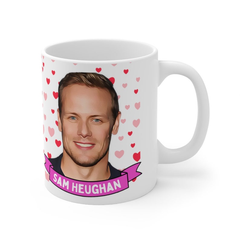 Sam Heughan Cute Mug Gift, Customized Coffee/Tea Mug, Sam Heughan Ceramic Mug, Cool Funny Sam Heughan Mug Gift Idea Handmade in USA Active image 4
