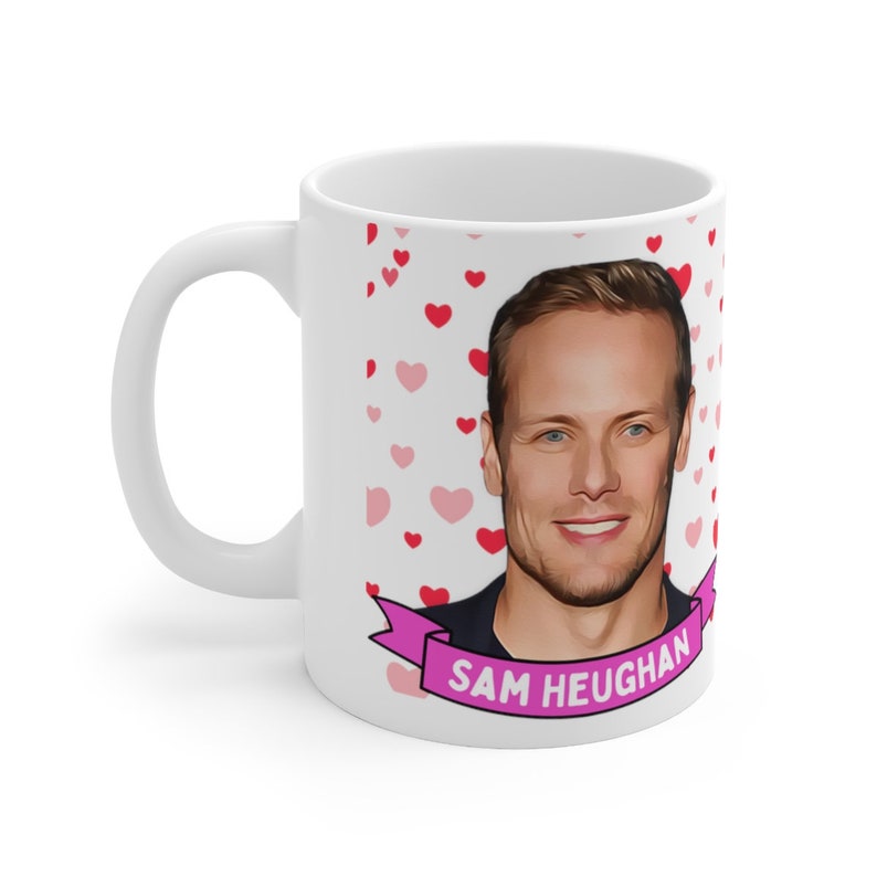 Sam Heughan Cute Mug Gift, Customized Coffee/Tea Mug, Sam Heughan Ceramic Mug, Cool Funny Sam Heughan Mug Gift Idea Handmade in USA Active image 3