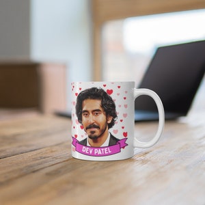 Dev Patel Cute Mug Gift, Customized Coffee/Tea Mug, Dev Patel Ceramic Mug, Cool Funny Dev Patel Mug Gift Idea Handmade in USA image 7