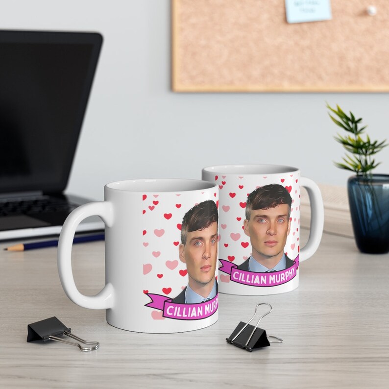 Cillian Murphy Cute Mug Gift, Customized Coffee/Tea Mug, Cillian Murphy Ceramic Mug,Cool Funny Cillian Murphy Mug Gift Idea Handmade in USA image 6
