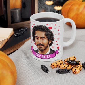 Dev Patel Cute Mug Gift, Customized Coffee/Tea Mug, Dev Patel Ceramic Mug, Cool Funny Dev Patel Mug Gift Idea Handmade in USA image 8